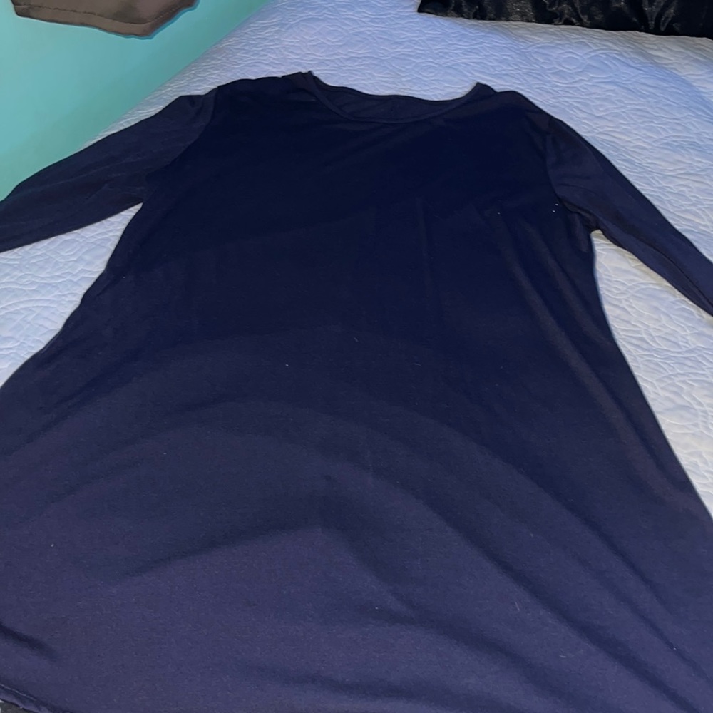 Dark blue, long sleeve dress